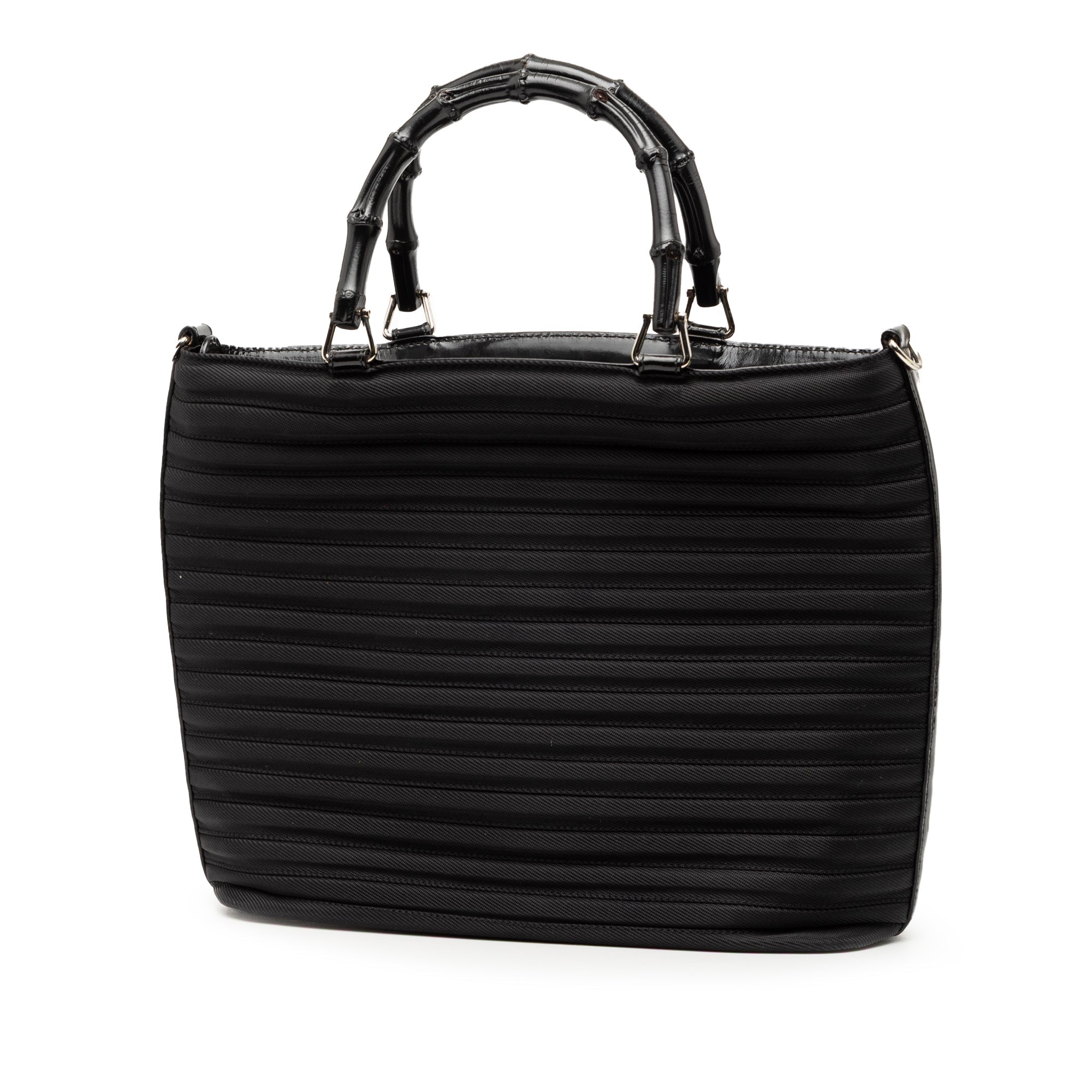 Nylon Bamboo Satchel