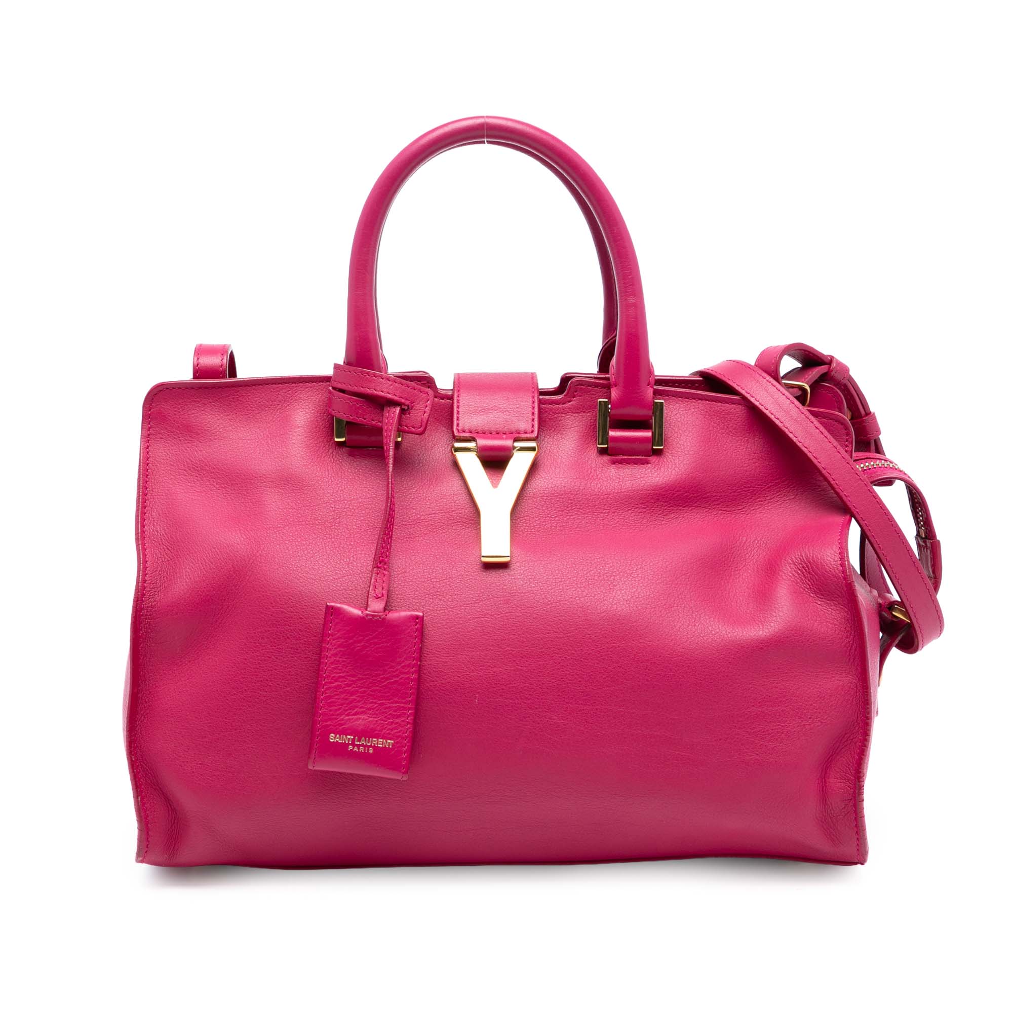 Small Calfskin Cabas Chyc Satchel