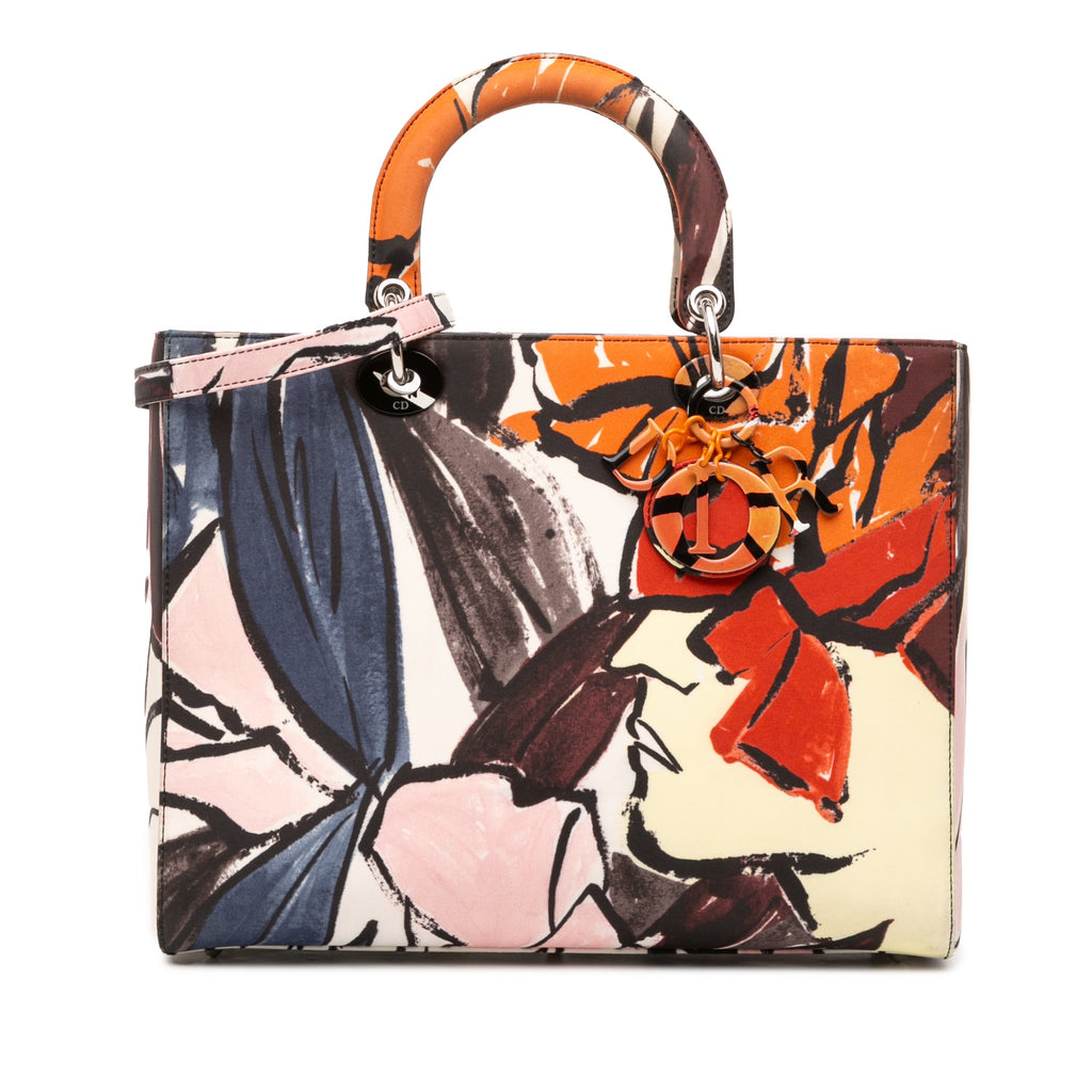 Large Canvas Floral Graffiti Lady D Lite