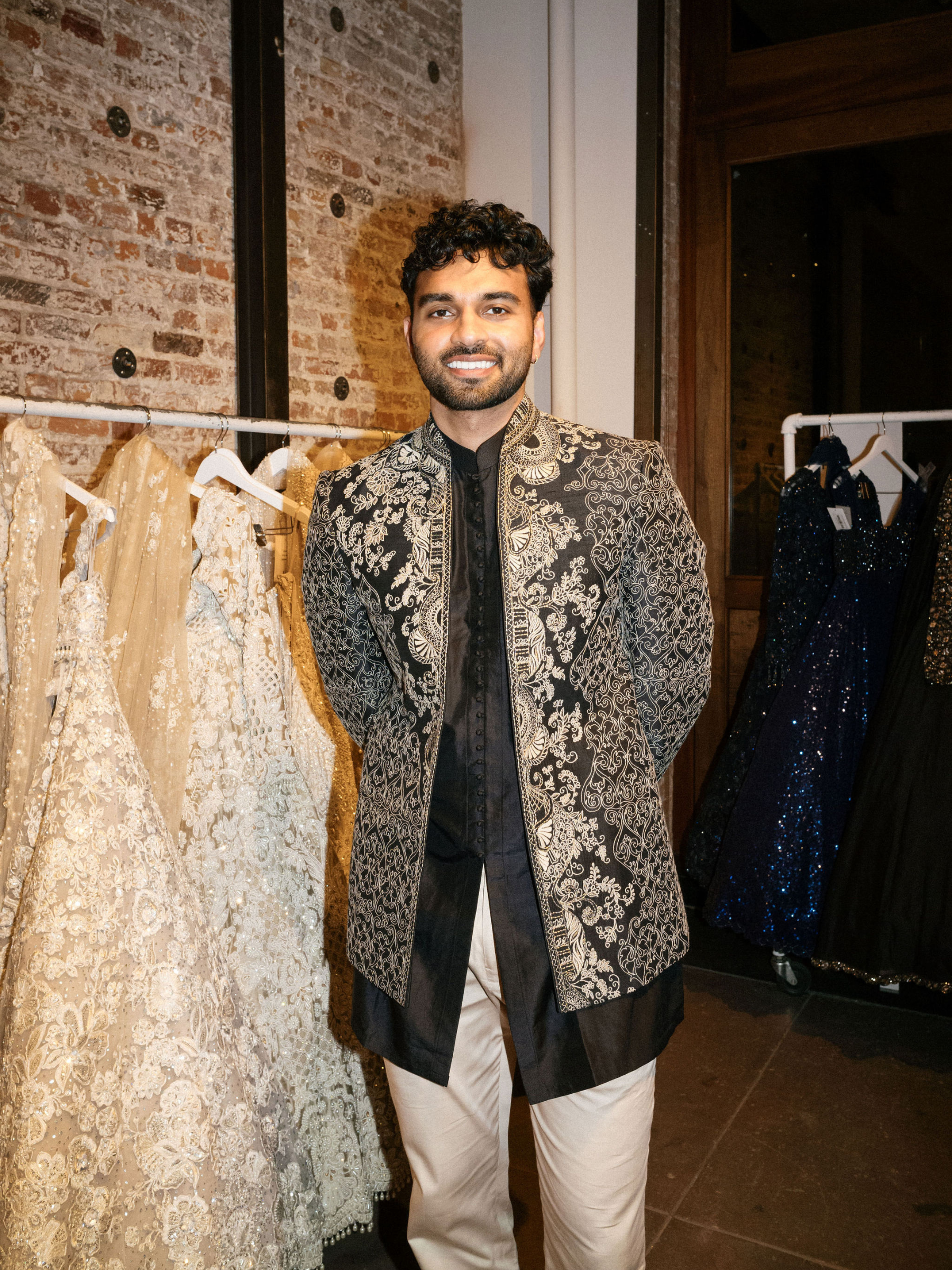 Chaitanya Bandhgala Set By KYNAH, Luxury Indian Fashion & Bridal Wear