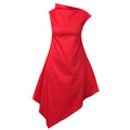 Long Sleeve Cotton Assymetric Dress | PR Sample