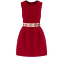 Élise Crimson Mini Dress