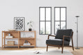 Ella Leather Accent Chair