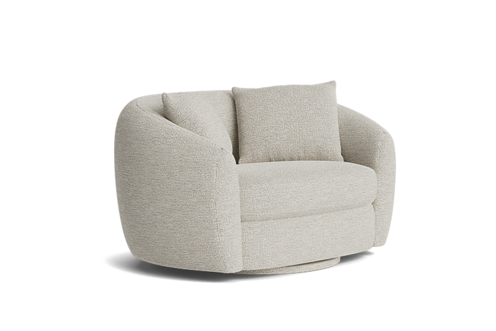 Eluned Boucle Swivel Accent Chair