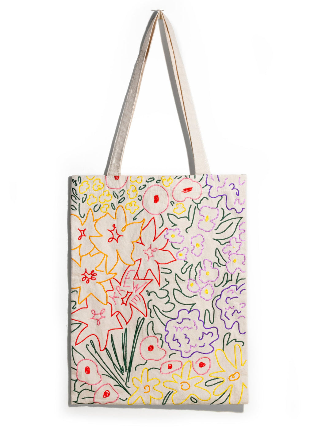 KREWE The Embroidered Tote | Garden District