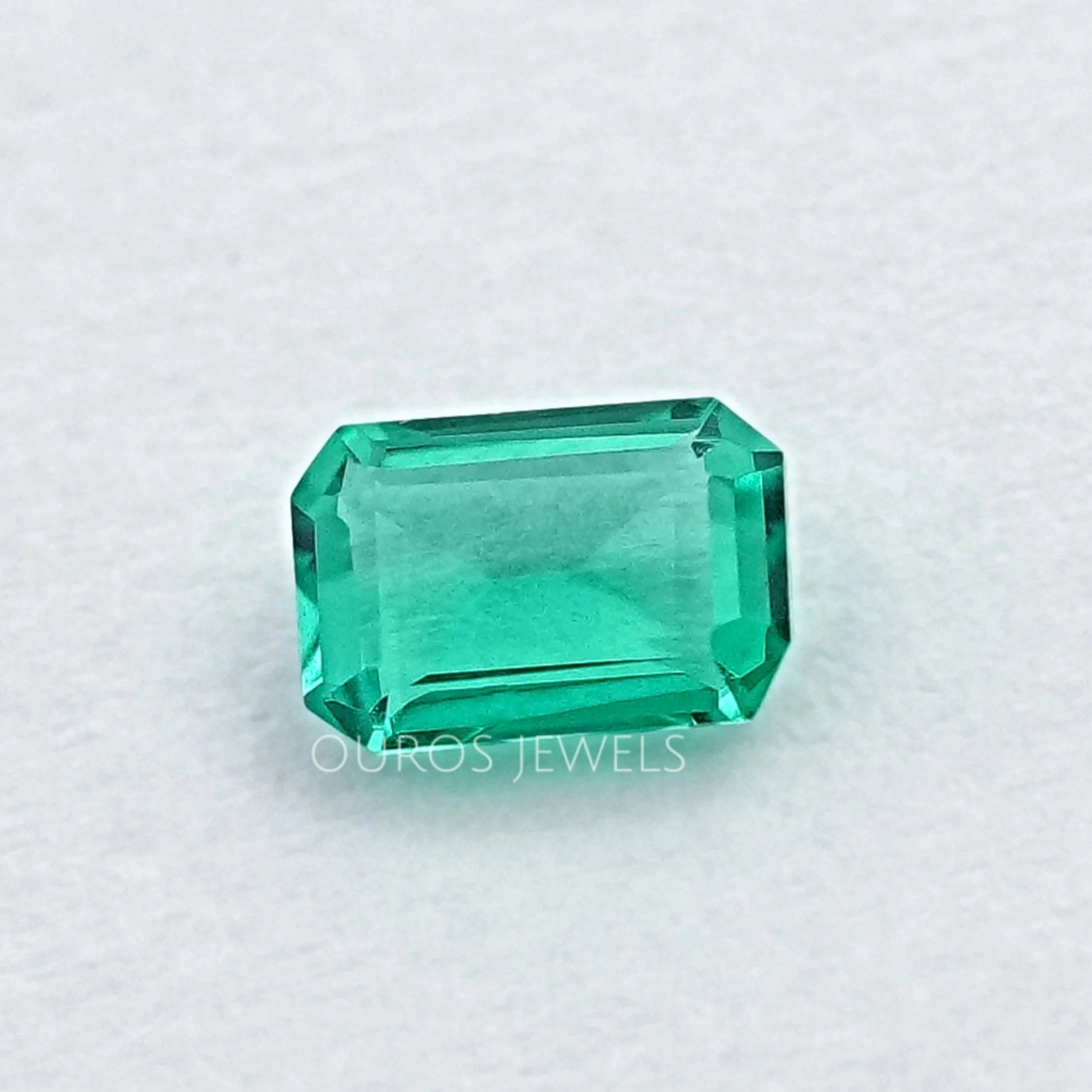 Emerald Cut Colombian Green Gemstone