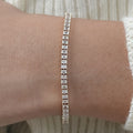 Lab Grown Emerald Cut Diamond Bracelet