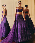 Purple Emma Lehenga Set By KYNAH, Luxury Indian Fashion & Bridal Wear