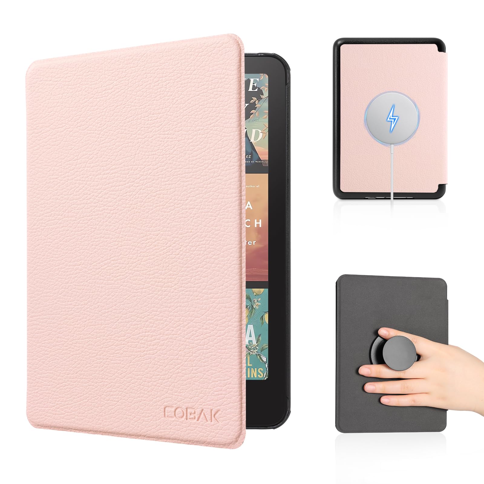 Kindle Paperwhite 12th Gen 7 inch (2024) Case with Mag Ring Inside