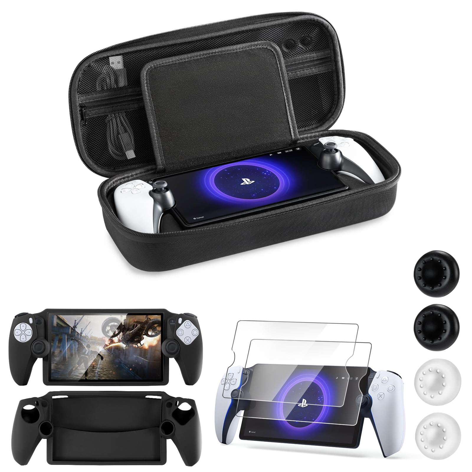 PlayStation?Portal?Travel?Protective?Carrying?Case?Bundle