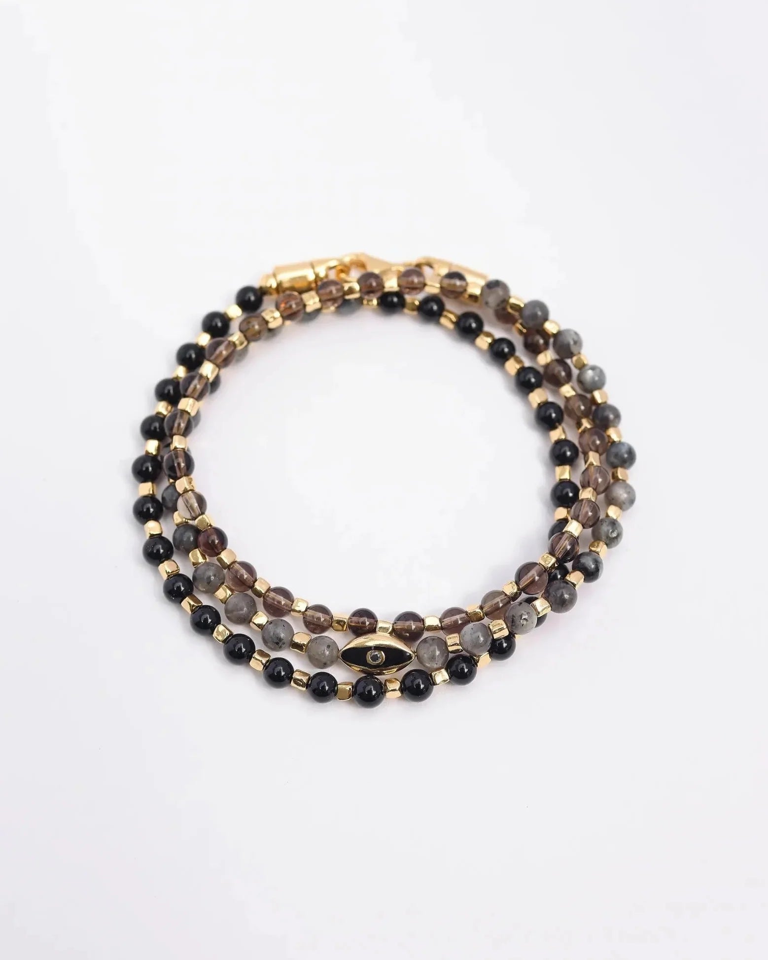 Ethan Wrap Necklace in Gold