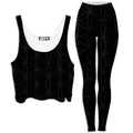 Ethereal Crop Top and Leggings Combo
