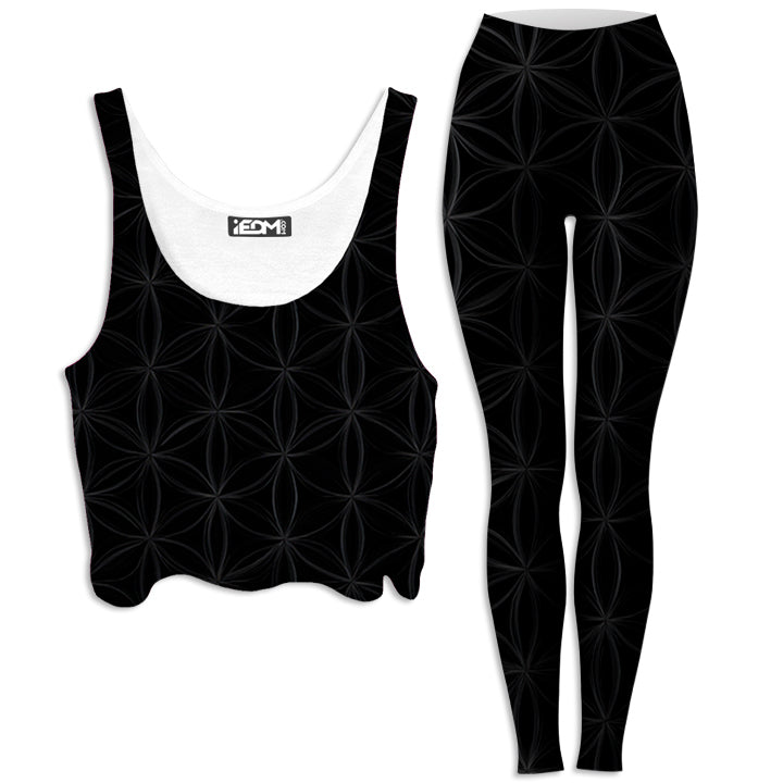 Ethereal Crop Top and Leggings Combo
