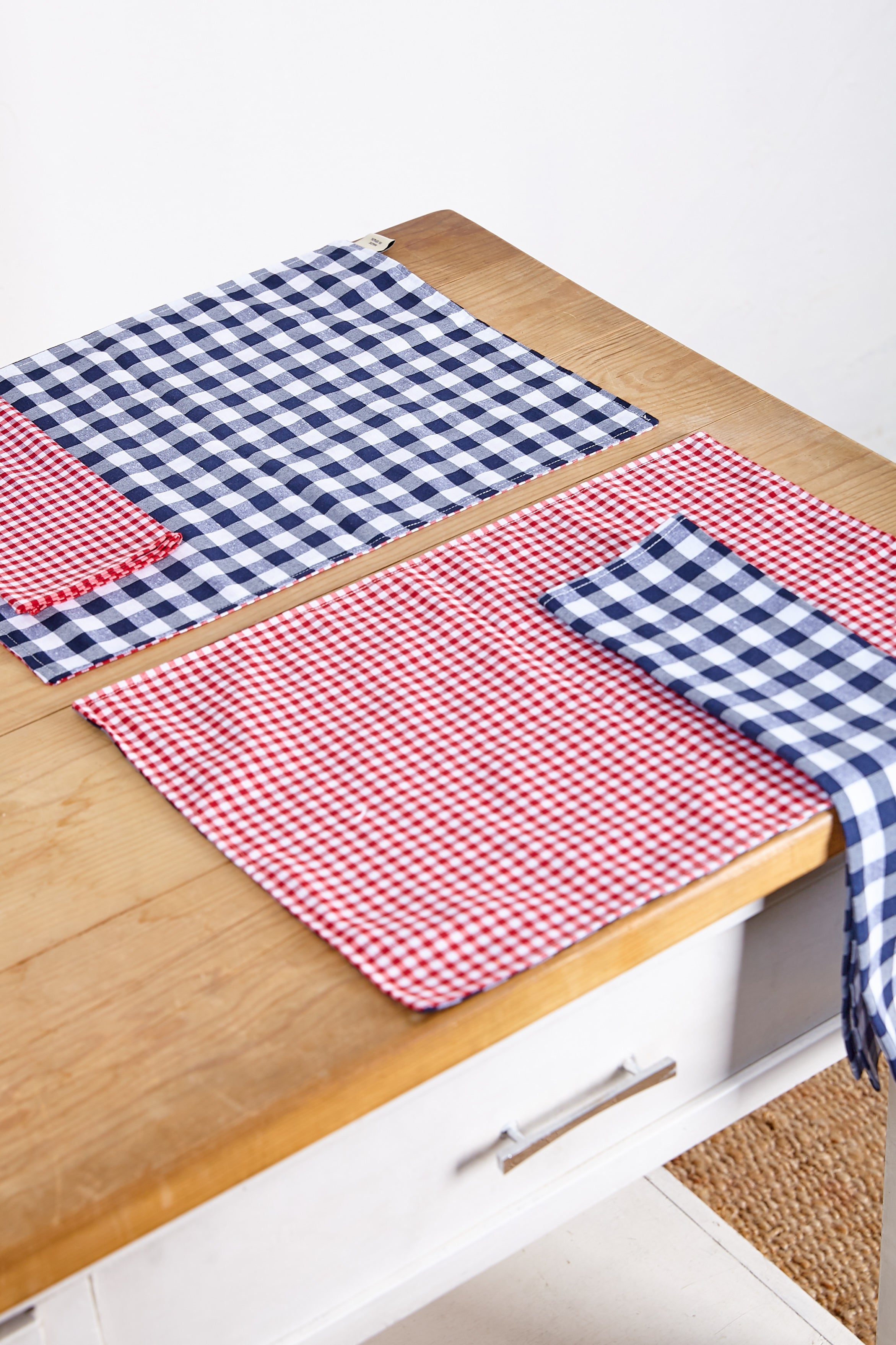 Servilleta vichy rojo (pack de 2)