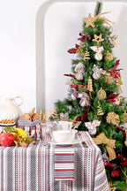 Mantel tejido morellano granate