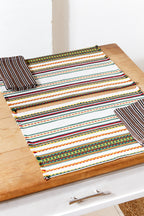 Mantel individual tejido manchego crudo (pack de 2)