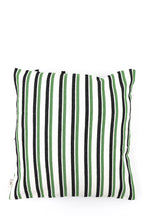 Funda cojín loneta verde y negro 50cmx50cm