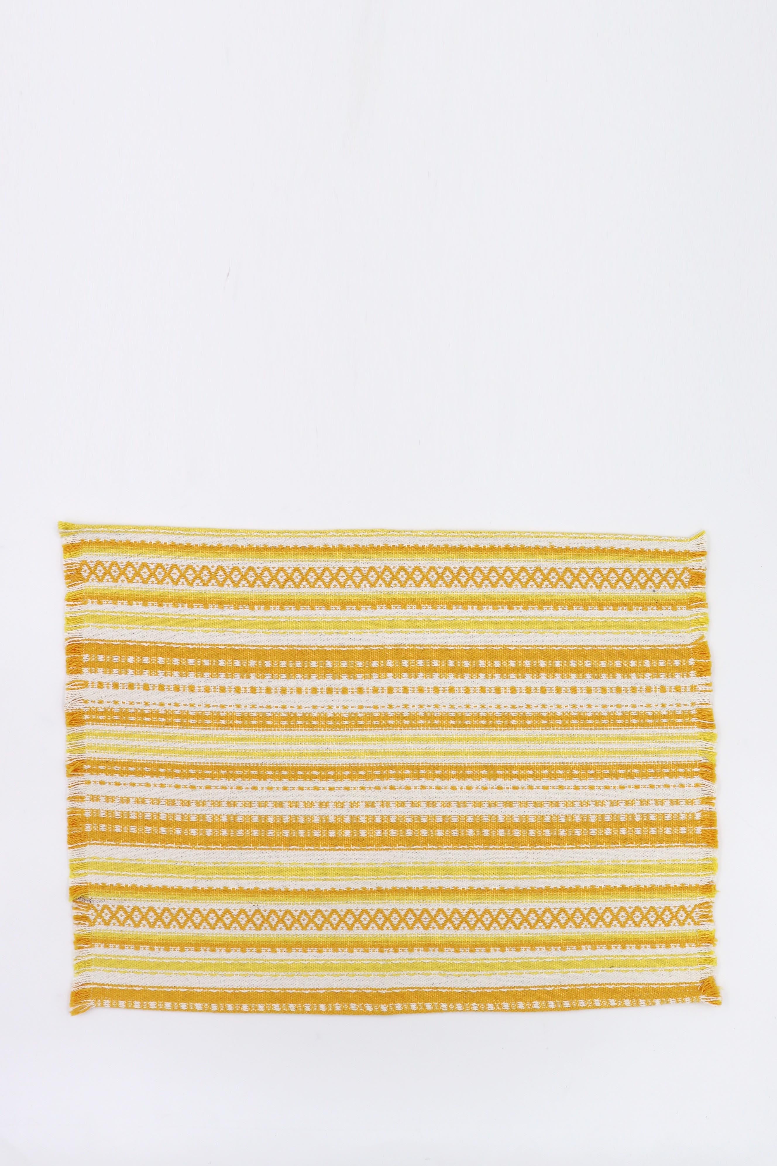 Mantel individual alpujarra amarillo (pack de 2)