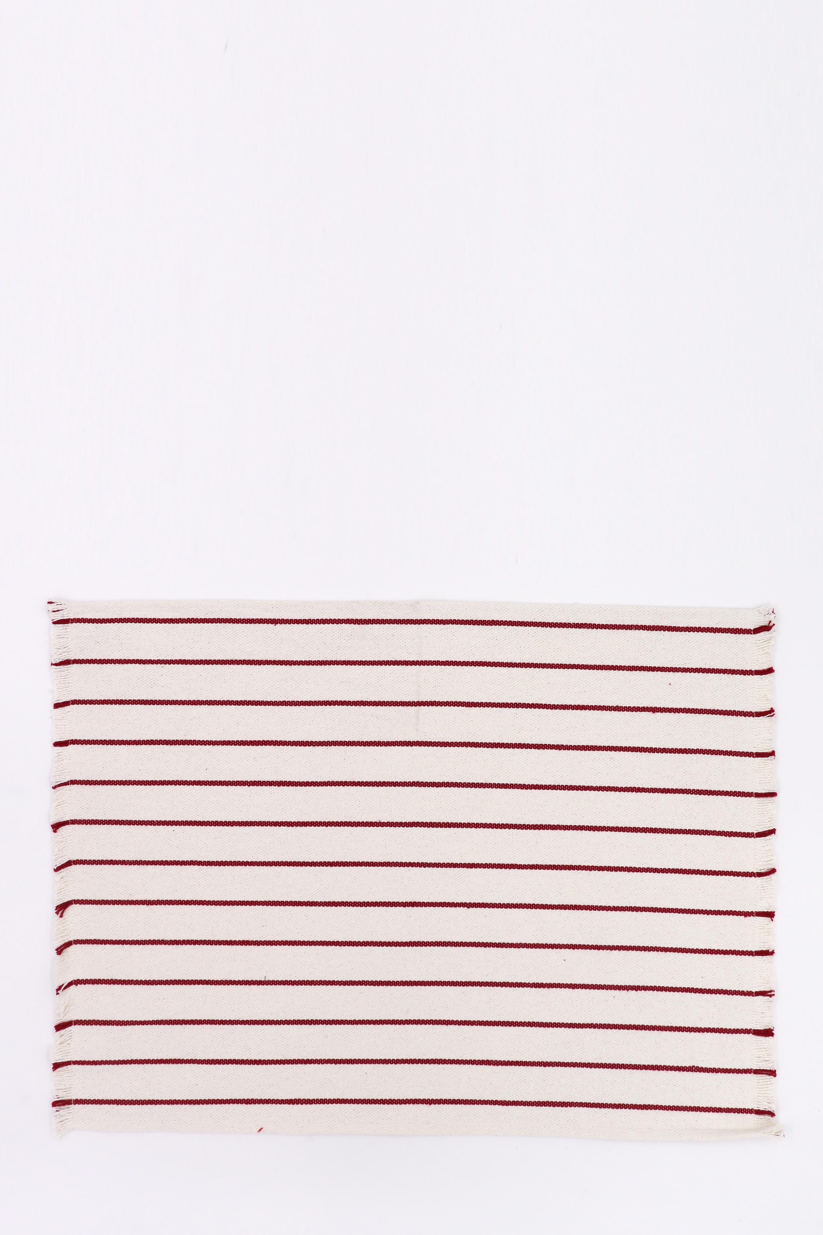 Mantel individual loneta granate (pack de 2)