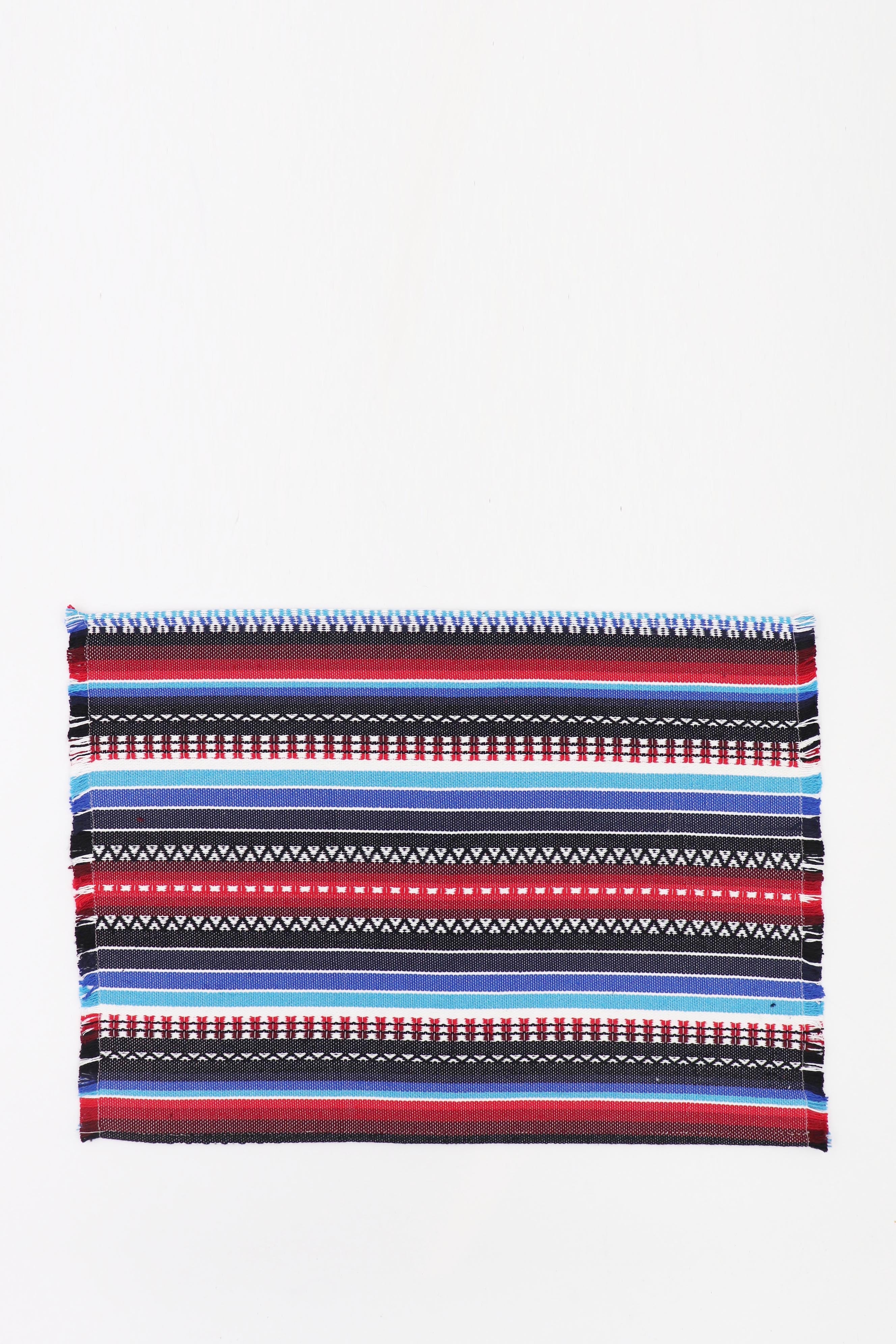 Mantel individual tejido manchego azul (pack de 2)