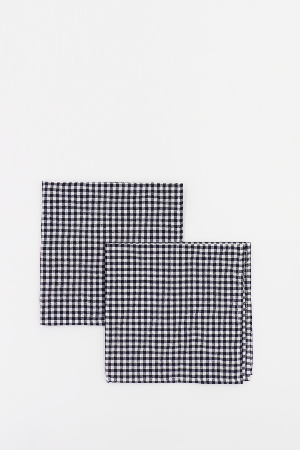 Servilleta vichy azul marino cuadro pequeño (pack de 2)