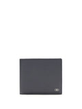Ferragamo Calfskin Bifold Wallet — Navy