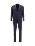 Lardini Virgin Wool Pant Suit — Navy