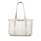 Anagram Perforated Coated Canvas Tote