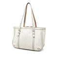 Anagram Perforated Coated Canvas Tote