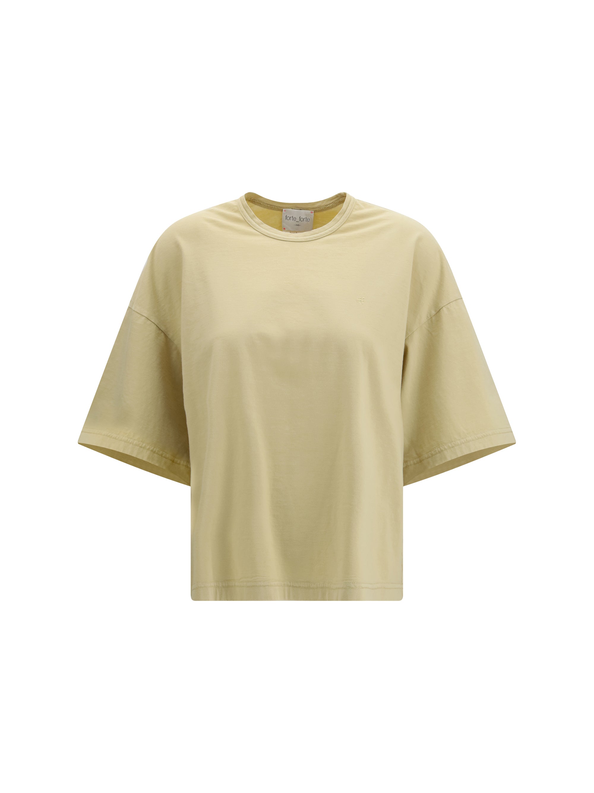 Forte_forte Organic Cotton Jersey T-Shirt — Beige