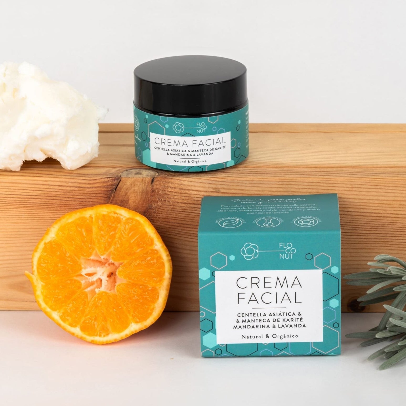 Crema Facial  Reparadora Flor de Centella
