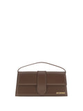 Jacquemus Calf Leather Shoulder Bag — Brown