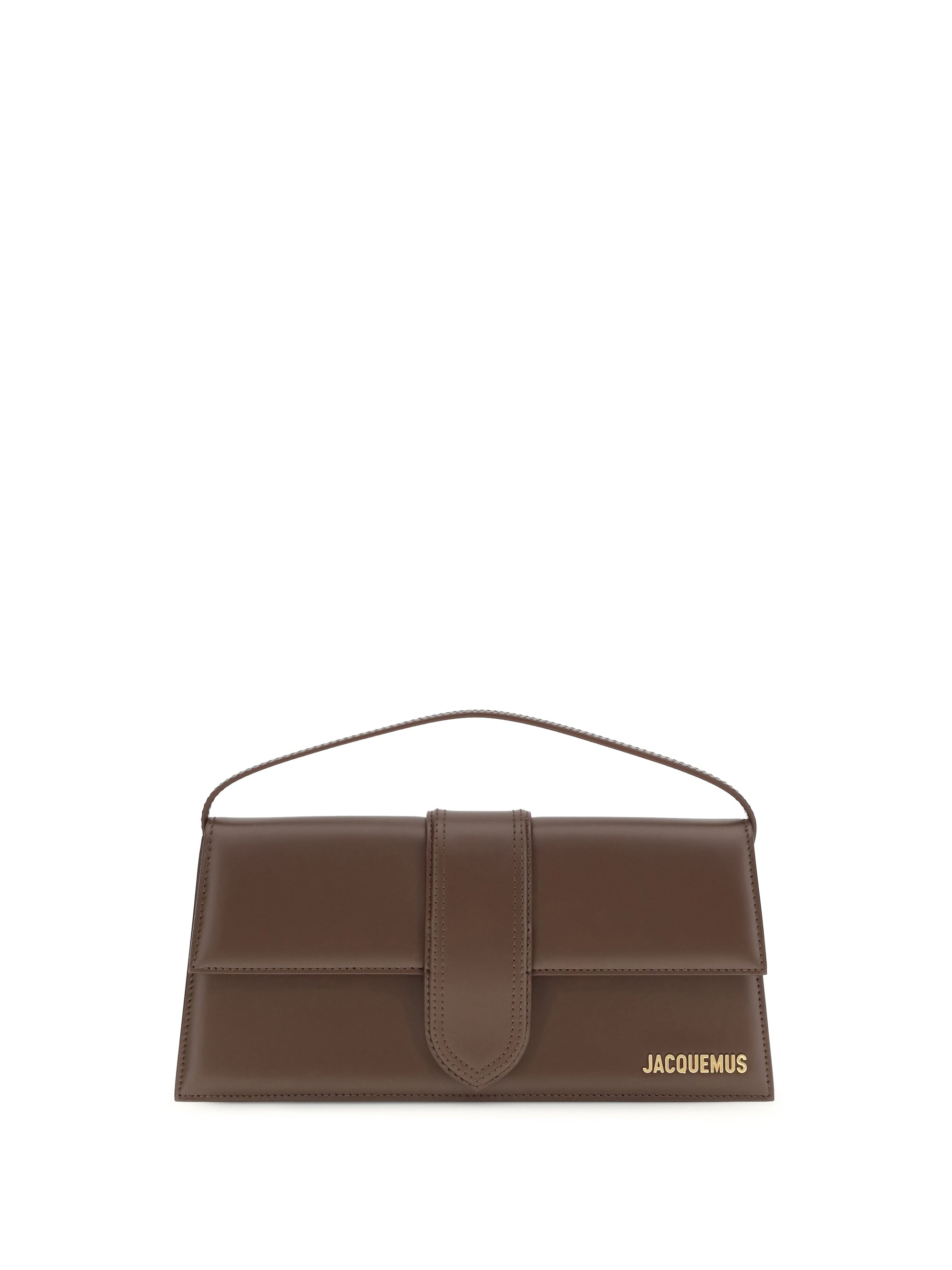 Jacquemus Calf Leather Shoulder Bag — Brown