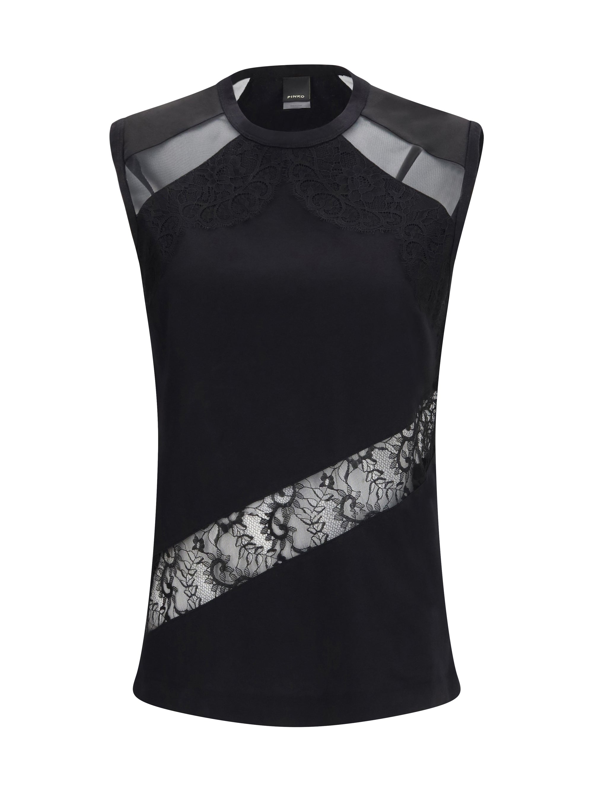 Pinko Molly Tank Top — Black
