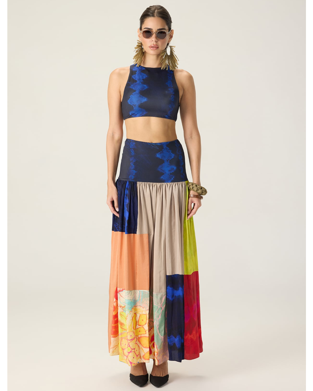 Jules Blouse and Delaney Skirt By KYNAH, Luxury Indian Fashion & Bridal Wear