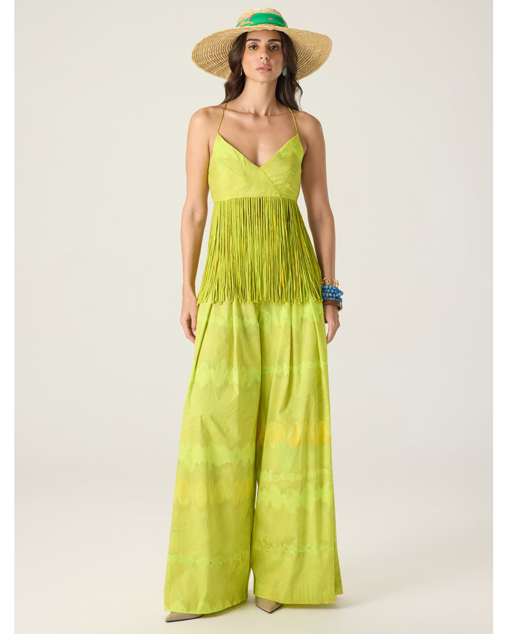 Raven Blouse with Saylor Palazzo By KYNAH, Luxury Indian Fashion & Bridal Wear