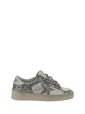 Golden Goose Sequin-Embellished Leather Sneaker — White