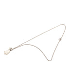 Silver Plated CC Christmas Tree Pendant Necklace
