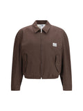 Magliano Work Cotton Gabardine Jacket — Brown