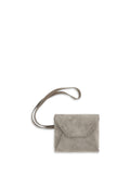 Brunello Cucinelli Suede Calf Leather Bag Charm — Ice