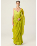 Raven Blouse with Agatha Sari By KYNAH, Luxury Indian Fashion & Bridal Wear