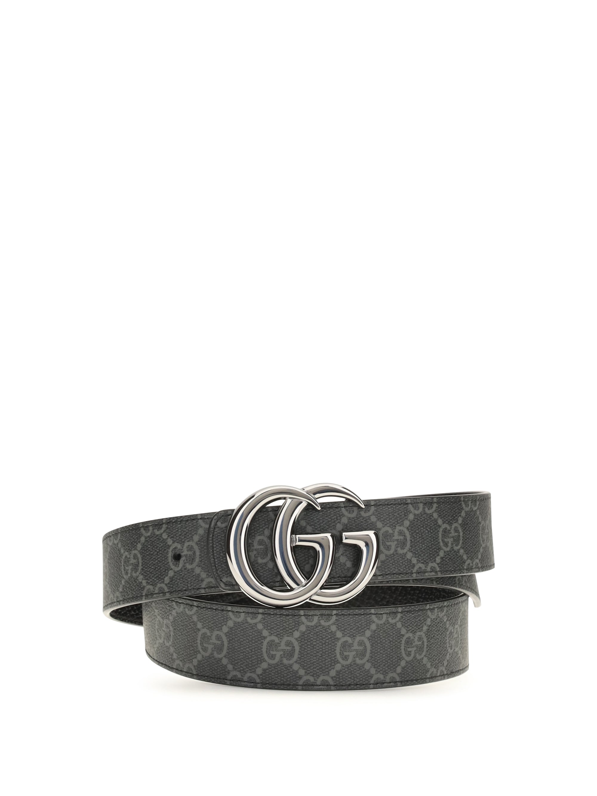 Gucci Reversible Leather Belt — Black