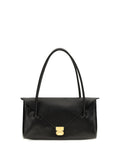 Marni Leather Envelope Shoulder Bag — Black