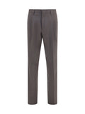 Lardini Tailored Viscose Trousers — Gray