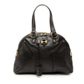 Medium Leather Muse Shoulder Bag