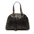 Medium Leather Muse Shoulder Bag