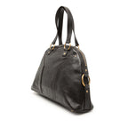 Medium Leather Muse Shoulder Bag