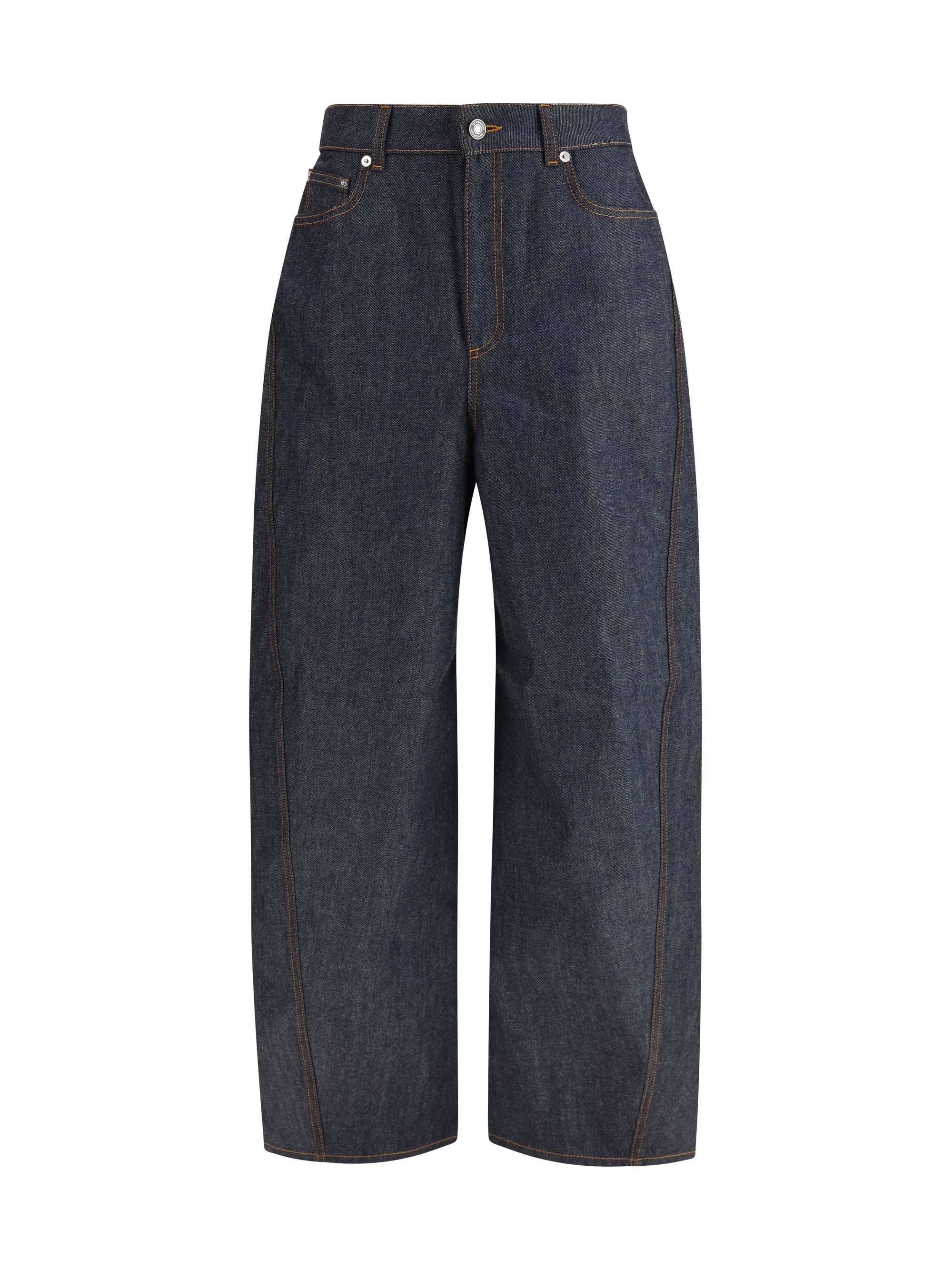 Givenchy Raw Cocoon Cut Jeans — Blue