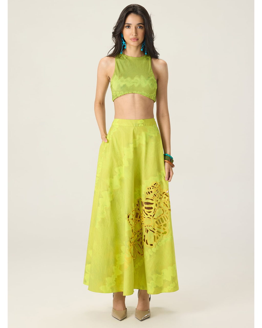Jamie Blouse Lainey Skirt By KYNAH, Luxury Indian Fashion & Bridal Wear