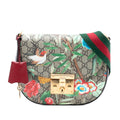 GG Supreme Tian Web Padlock Crossbody
